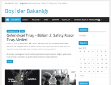 Tablet Screenshot of bosislerbakanligi.com